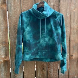 Warm Teal Tie-Dye Sweatshirt